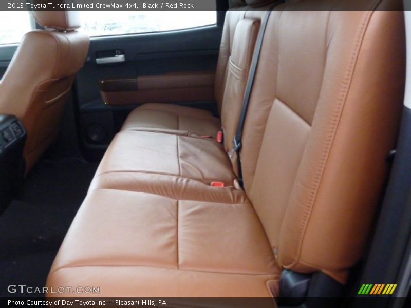 Rear Seat of 2013 Tundra Limited CrewMax 4x4