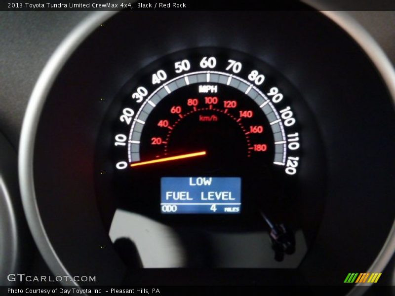 Black / Red Rock 2013 Toyota Tundra Limited CrewMax 4x4