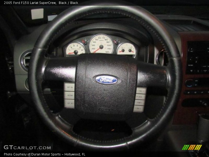 Black / Black 2005 Ford F150 Lariat SuperCrew