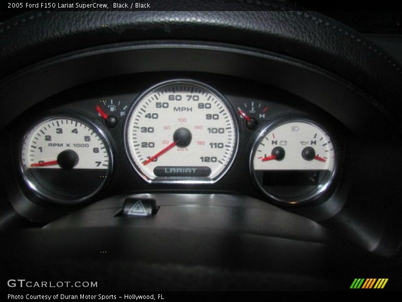 Black / Black 2005 Ford F150 Lariat SuperCrew
