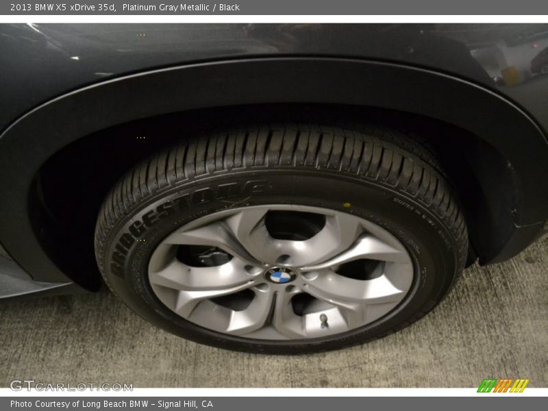 Platinum Gray Metallic / Black 2013 BMW X5 xDrive 35d