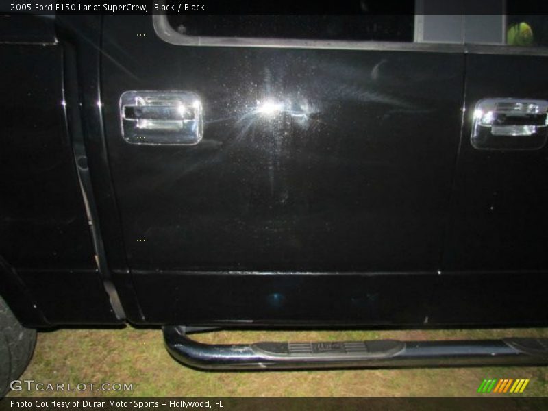Black / Black 2005 Ford F150 Lariat SuperCrew