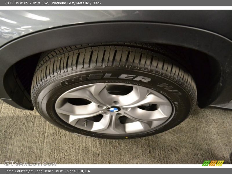 Platinum Gray Metallic / Black 2013 BMW X5 xDrive 35d