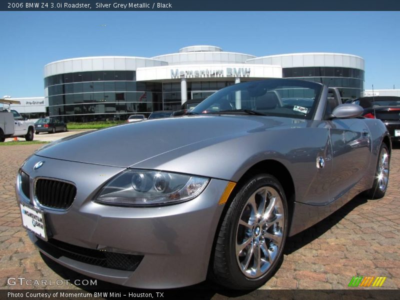 Silver Grey Metallic / Black 2006 BMW Z4 3.0i Roadster