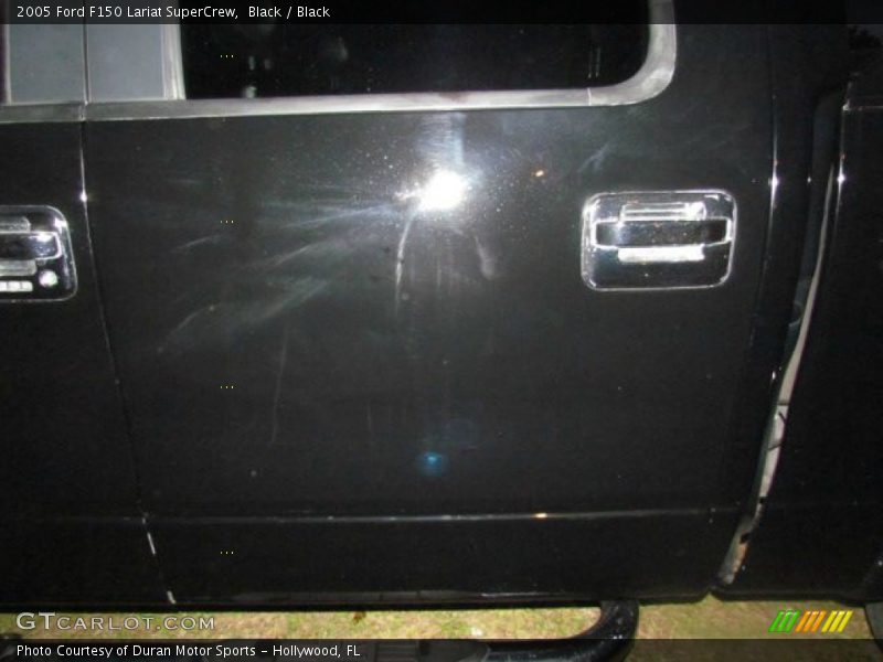 Black / Black 2005 Ford F150 Lariat SuperCrew