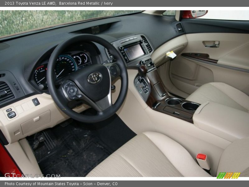 Barcelona Red Metallic / Ivory 2013 Toyota Venza LE AWD