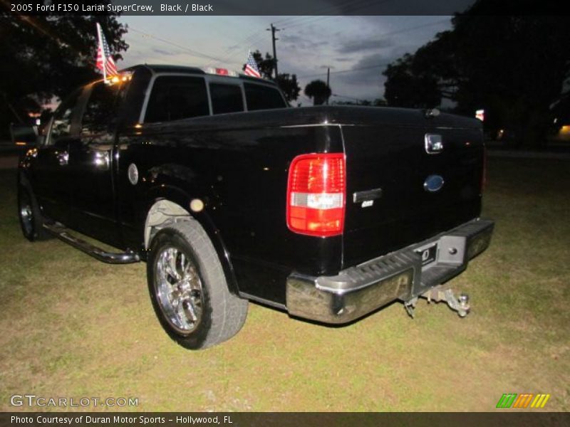 Black / Black 2005 Ford F150 Lariat SuperCrew