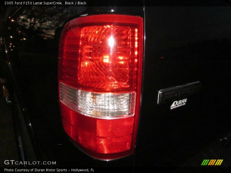Black / Black 2005 Ford F150 Lariat SuperCrew