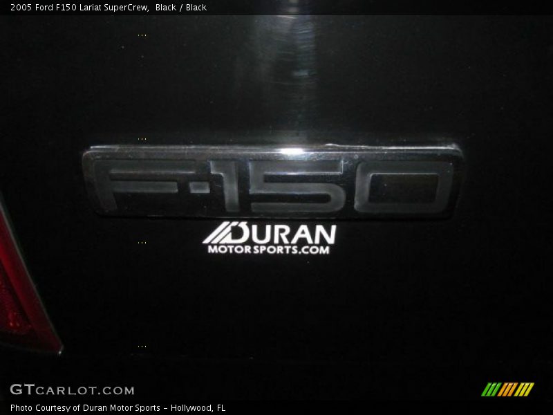 Black / Black 2005 Ford F150 Lariat SuperCrew