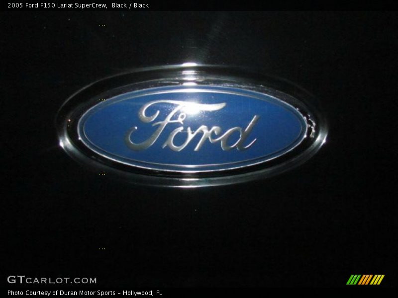 Black / Black 2005 Ford F150 Lariat SuperCrew