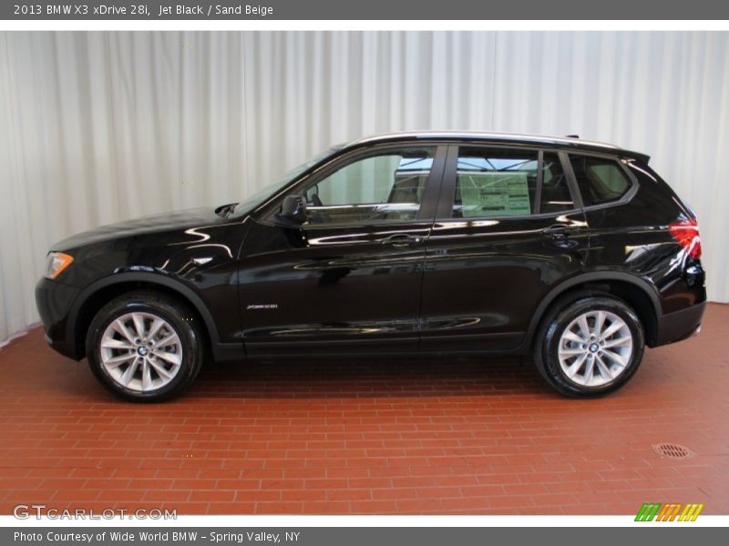 Jet Black / Sand Beige 2013 BMW X3 xDrive 28i