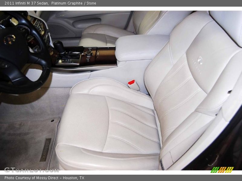 Front Seat of 2011 M 37 Sedan