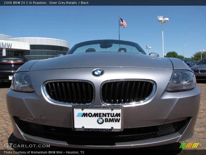 Silver Grey Metallic / Black 2006 BMW Z4 3.0i Roadster