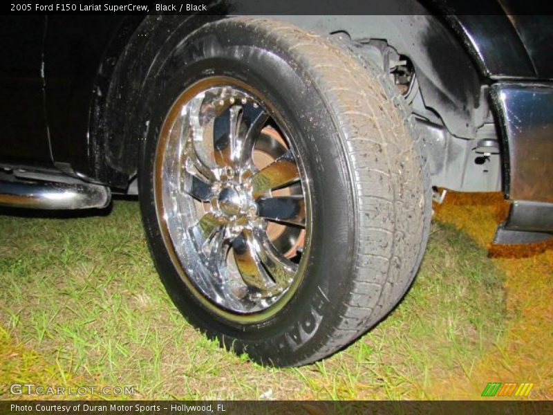 Black / Black 2005 Ford F150 Lariat SuperCrew