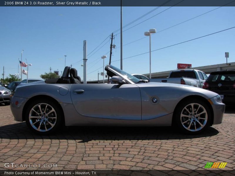 Silver Grey Metallic / Black 2006 BMW Z4 3.0i Roadster