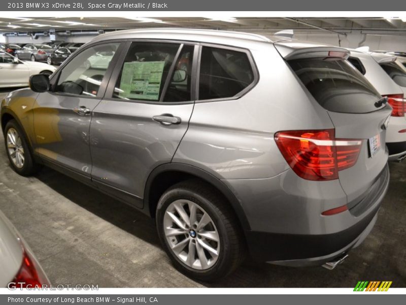 Space Gray Metallic / Black 2013 BMW X3 xDrive 28i