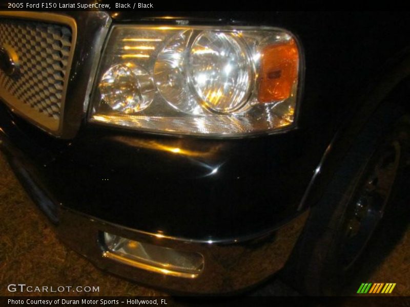 Black / Black 2005 Ford F150 Lariat SuperCrew