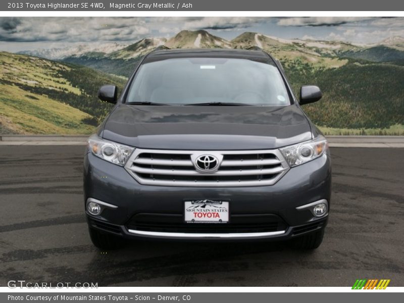 Magnetic Gray Metallic / Ash 2013 Toyota Highlander SE 4WD