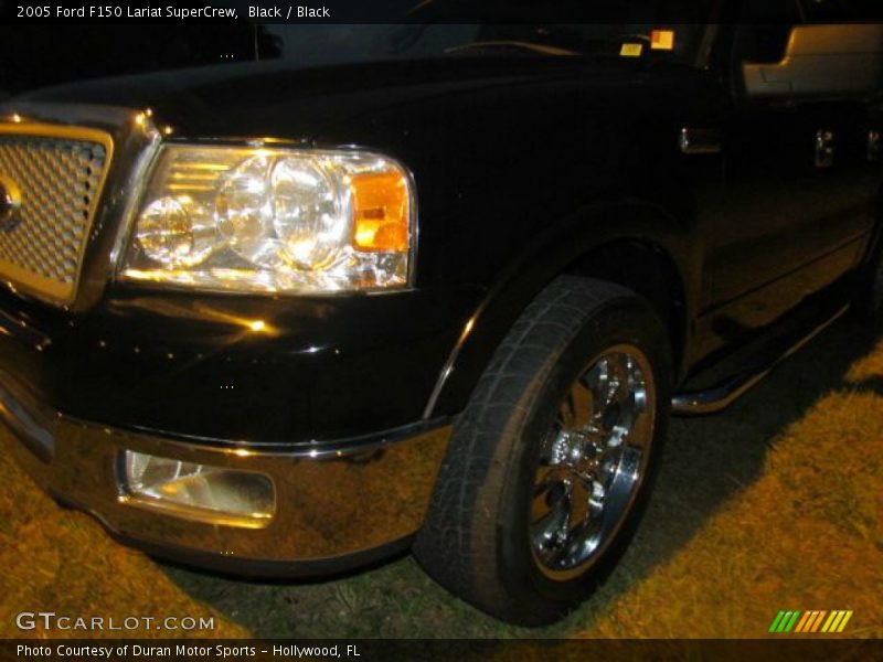 Black / Black 2005 Ford F150 Lariat SuperCrew