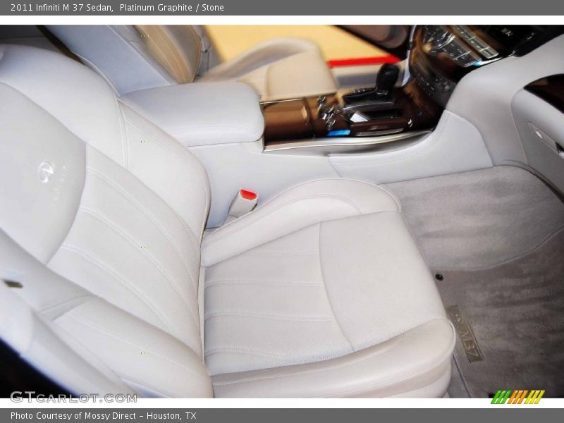 Front Seat of 2011 M 37 Sedan