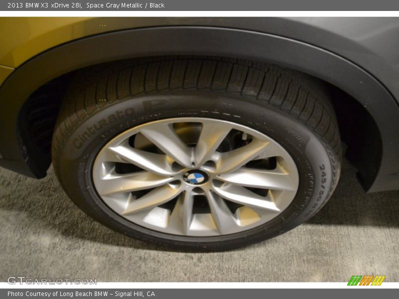 Space Gray Metallic / Black 2013 BMW X3 xDrive 28i