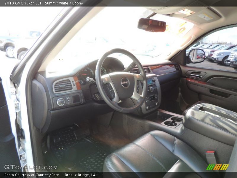 Summit White / Ebony 2010 GMC Yukon SLT