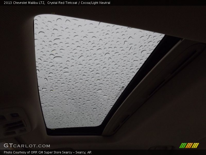Crystal Red Tintcoat / Cocoa/Light Neutral 2013 Chevrolet Malibu LTZ