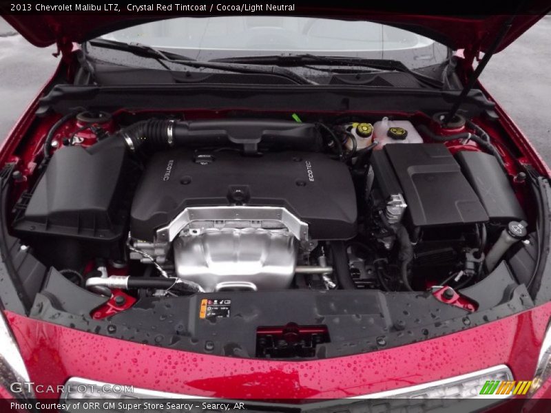 Crystal Red Tintcoat / Cocoa/Light Neutral 2013 Chevrolet Malibu LTZ