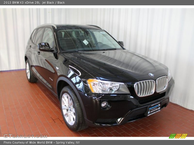 Jet Black / Black 2013 BMW X3 xDrive 28i