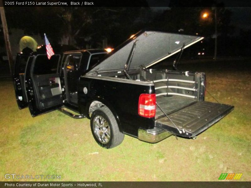 Black / Black 2005 Ford F150 Lariat SuperCrew
