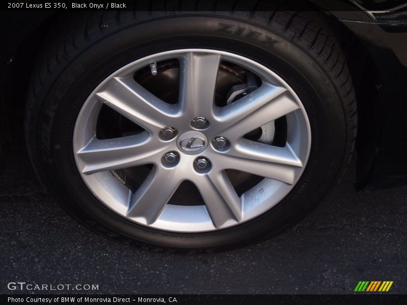 Black Onyx / Black 2007 Lexus ES 350