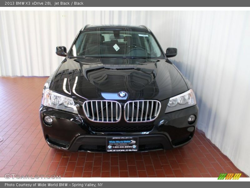 Jet Black / Black 2013 BMW X3 xDrive 28i