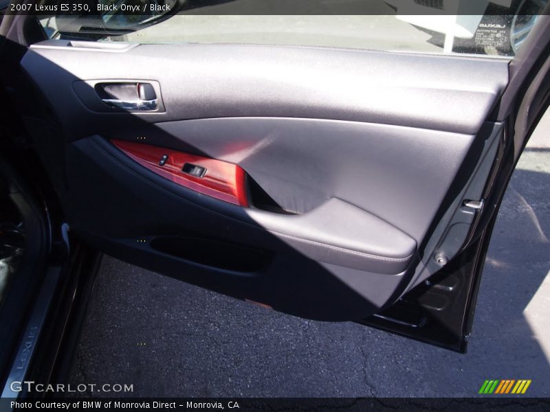 Black Onyx / Black 2007 Lexus ES 350