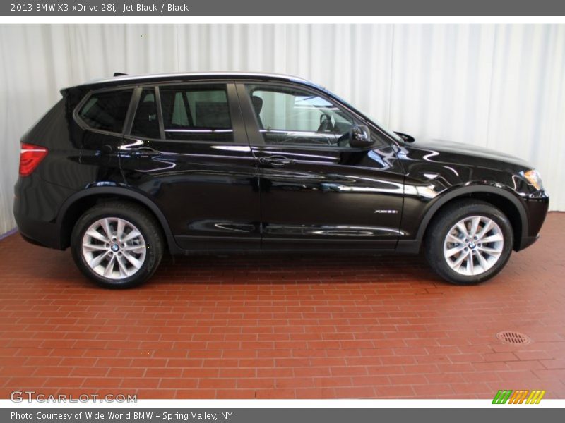 Jet Black / Black 2013 BMW X3 xDrive 28i