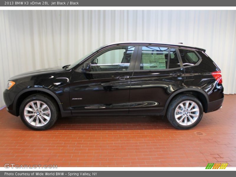 Jet Black / Black 2013 BMW X3 xDrive 28i