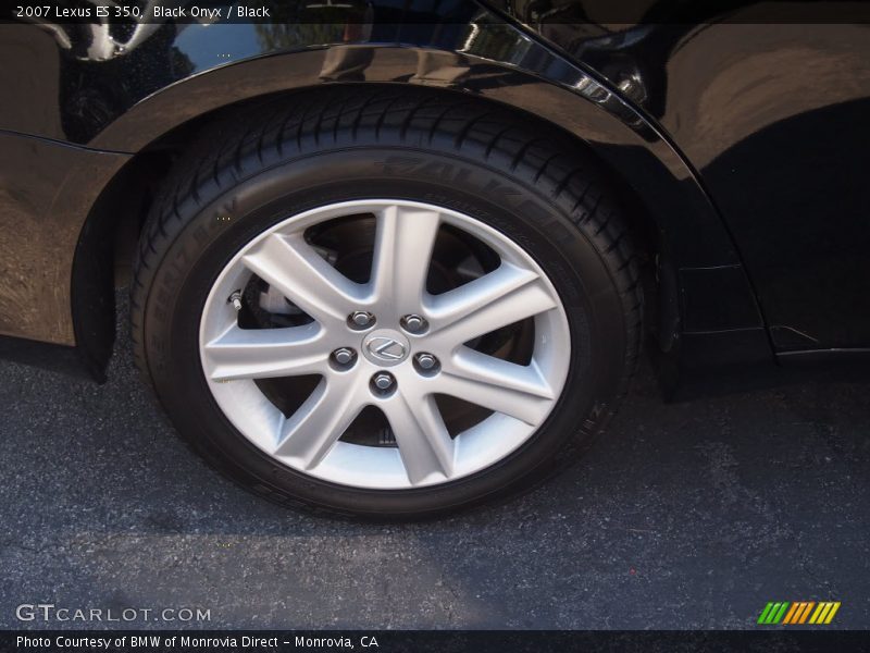 Black Onyx / Black 2007 Lexus ES 350