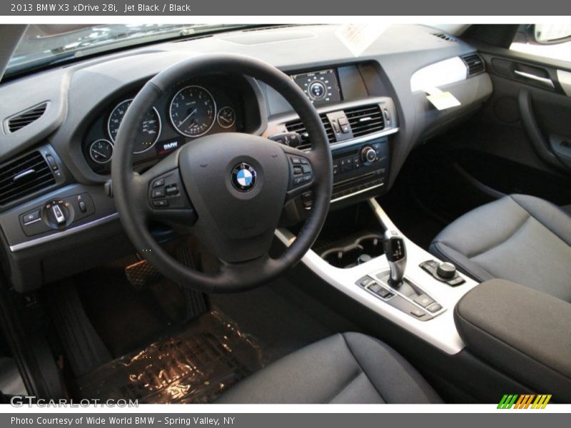 Jet Black / Black 2013 BMW X3 xDrive 28i