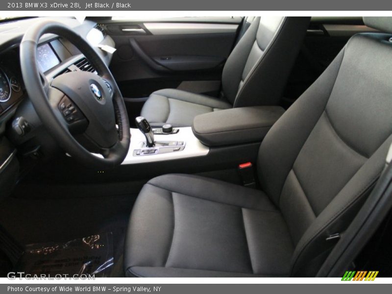 Jet Black / Black 2013 BMW X3 xDrive 28i