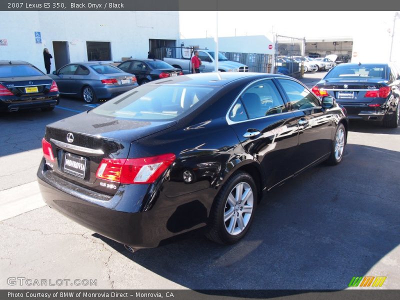 Black Onyx / Black 2007 Lexus ES 350