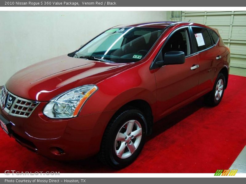 Venom Red / Black 2010 Nissan Rogue S 360 Value Package