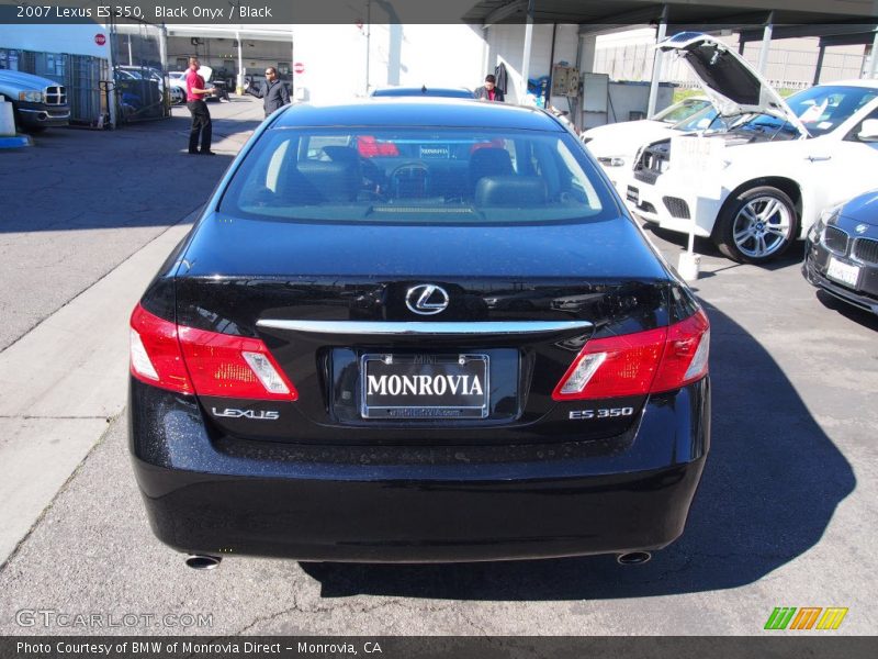 Black Onyx / Black 2007 Lexus ES 350