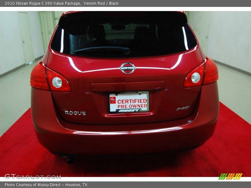 Venom Red / Black 2010 Nissan Rogue S 360 Value Package