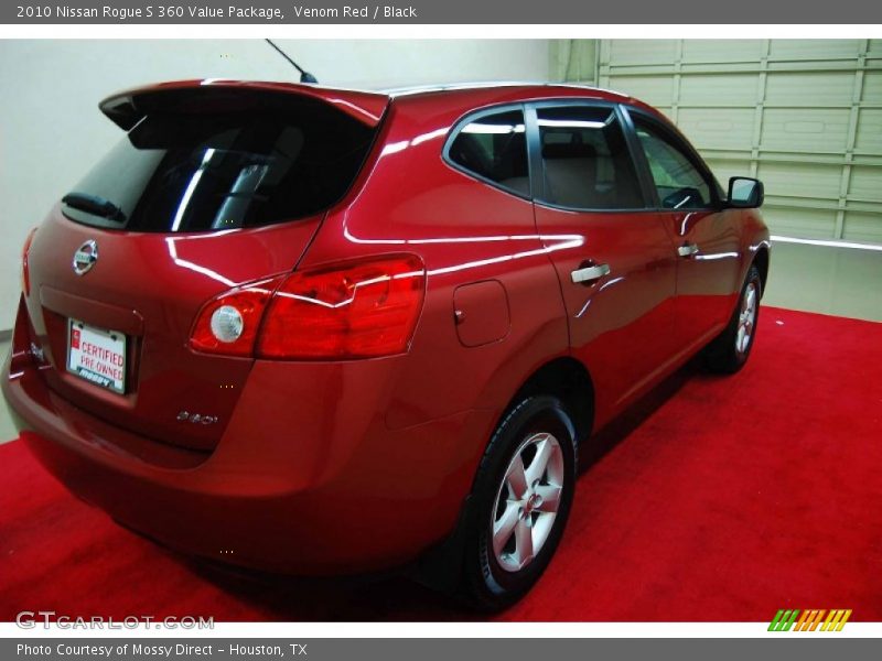 Venom Red / Black 2010 Nissan Rogue S 360 Value Package