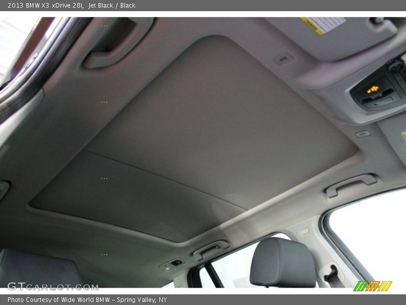 Jet Black / Black 2013 BMW X3 xDrive 28i