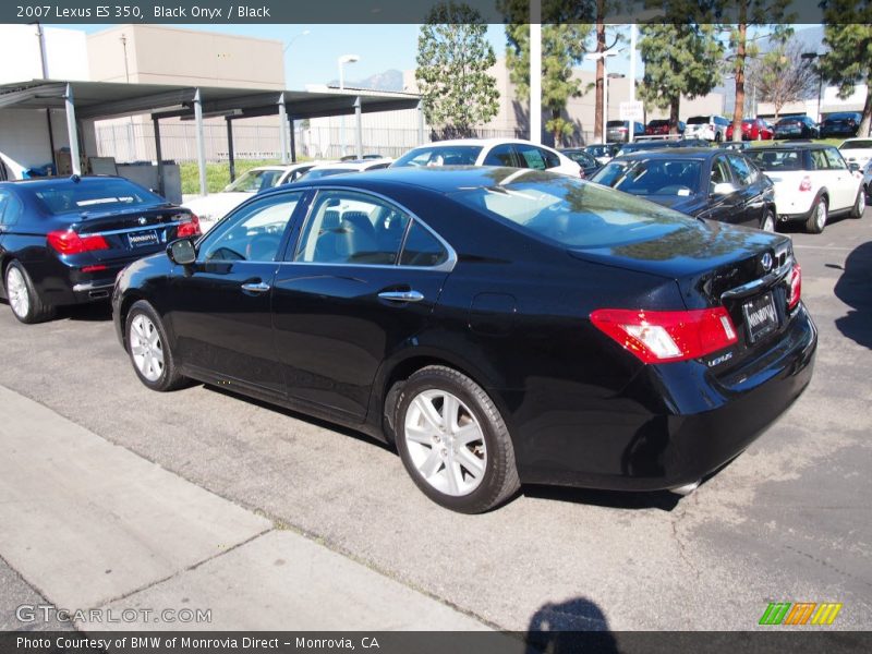 Black Onyx / Black 2007 Lexus ES 350