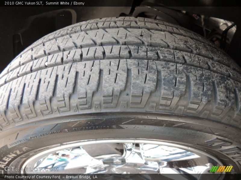 Summit White / Ebony 2010 GMC Yukon SLT