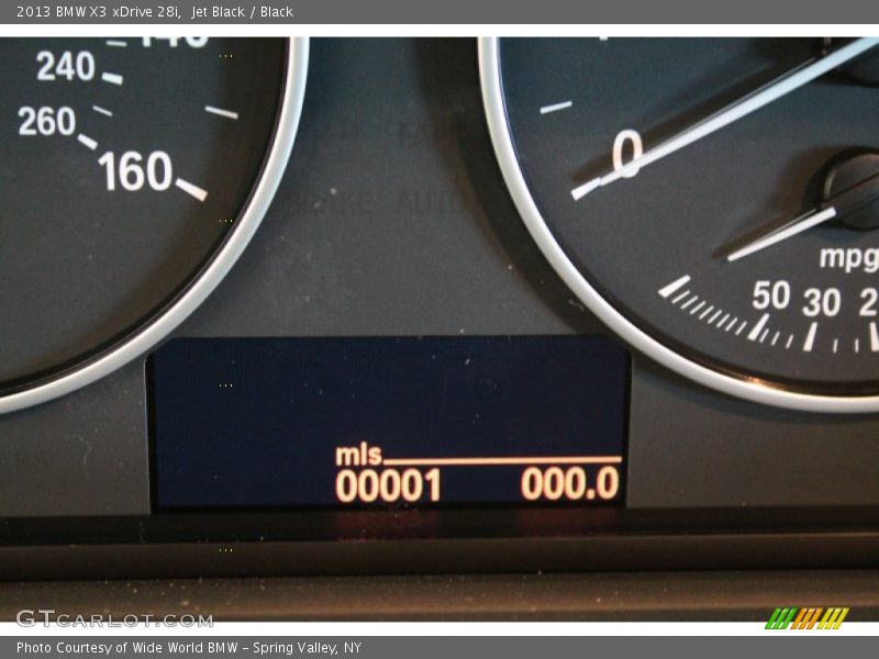 Jet Black / Black 2013 BMW X3 xDrive 28i