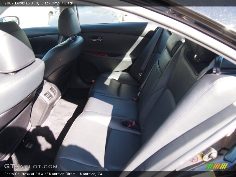 Black Onyx / Black 2007 Lexus ES 350