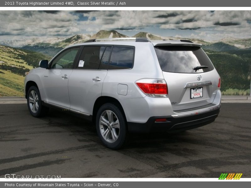 Classic Silver Metallic / Ash 2013 Toyota Highlander Limited 4WD