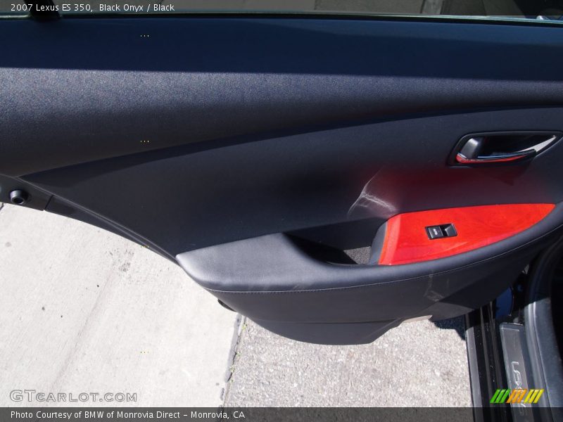 Black Onyx / Black 2007 Lexus ES 350